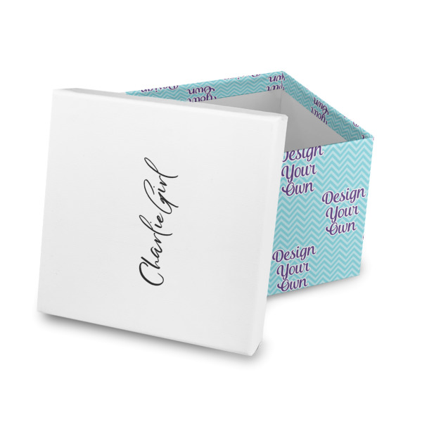 Custom Design Your Own Gift Box with Lid - Canvas Wrapped