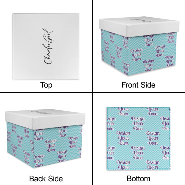 Custom Design - Gift Boxes with Lid - Canvas Wrapped - X-Large - Approval