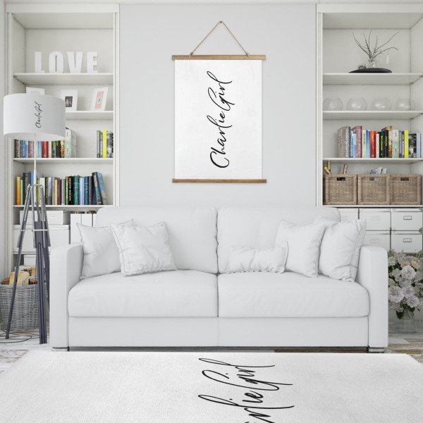 Custom Design - Wall Hanging Tapestry - Portrait - In Context