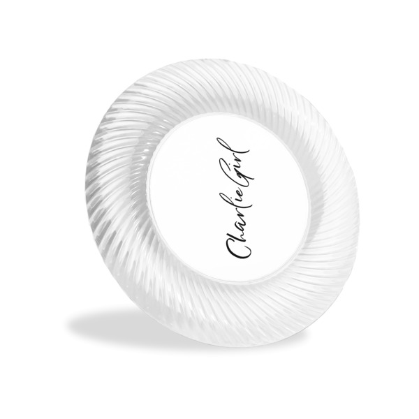 Custom Design Your Own Plastic Party Appetizer & Dessert Plates - 6"