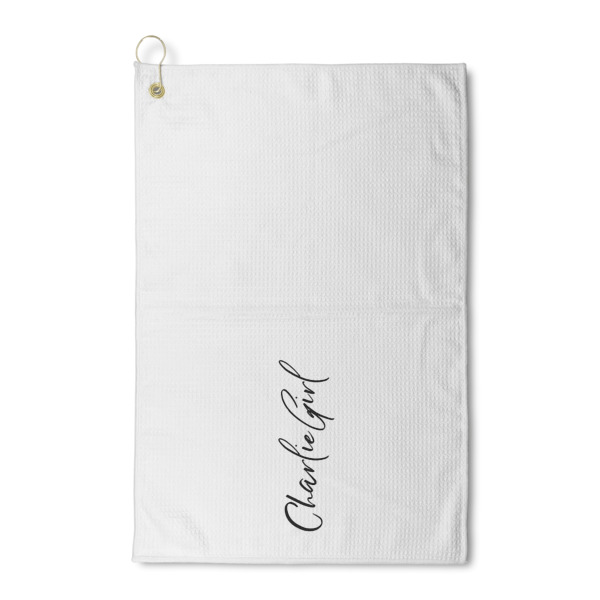 Custom Design Your Own Waffle Weave Golf Towel