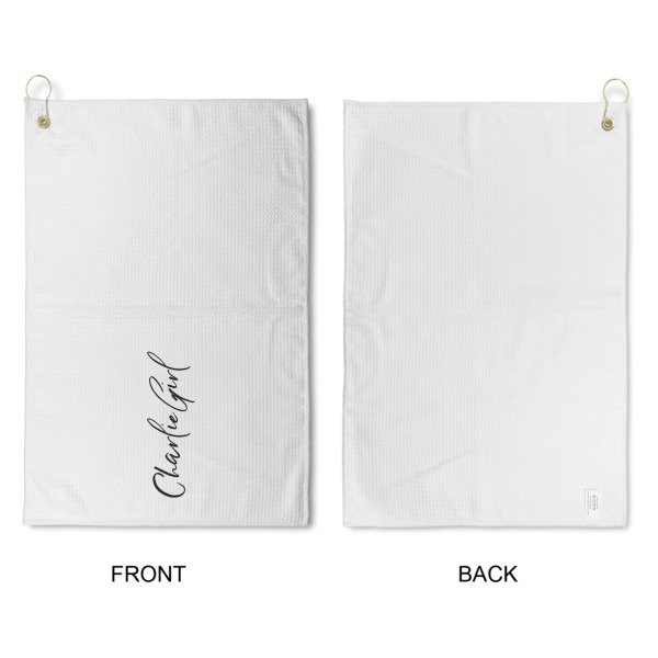 Custom Design - Waffle Weave Golf Towel - Approval