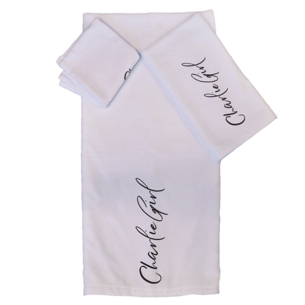 Custom Design Your Own Bath Towel Set - 3 Pcs