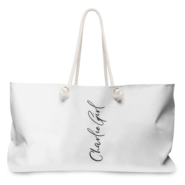 Custom Design Your Own Large Tote Bag with Rope Handles