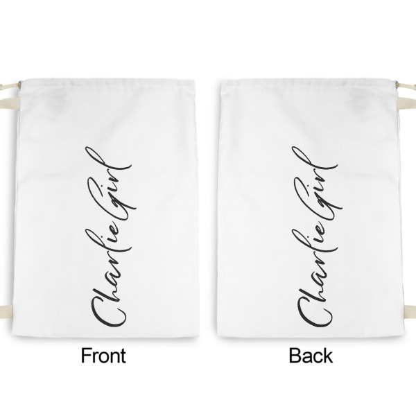 Custom Design - Large Laundry Bag - Front & Back View