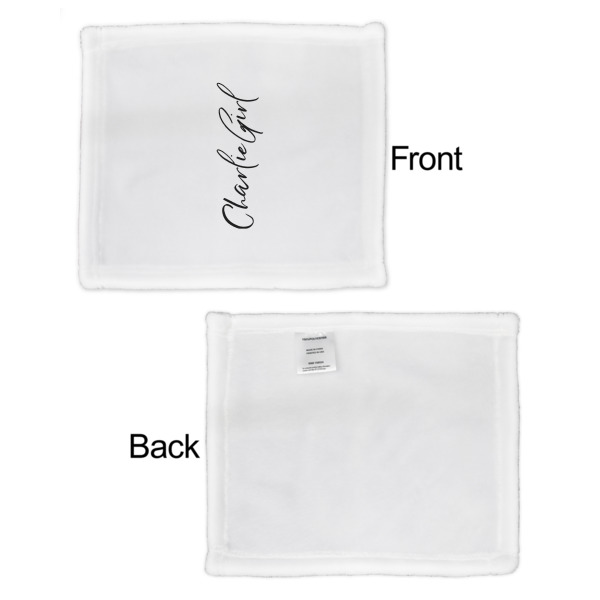 Custom Design - Security Blanket - Front & White Back View