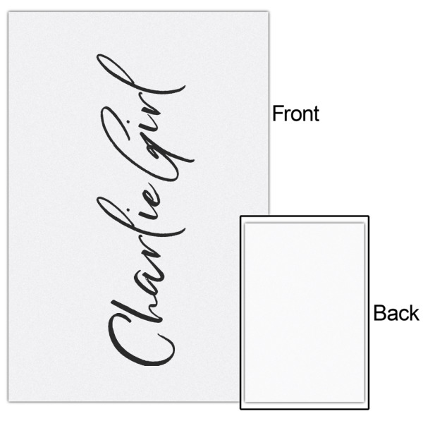 Custom Design - 24x36 - Matte Poster - Front & Back