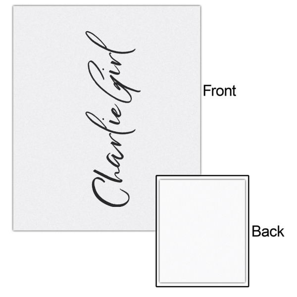 Custom Design - 20x24 - Matte Poster - Front & Back