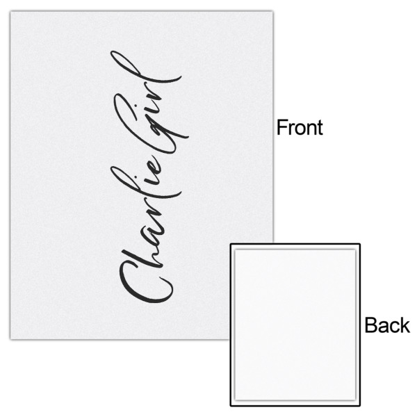 Custom Design - 16x20 - Matte Poster - Front & Back