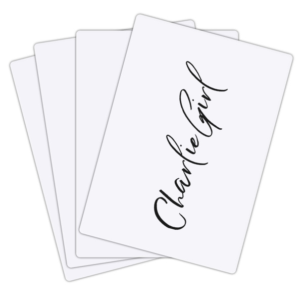 Custom Design - Playing Cards - Hand Back View