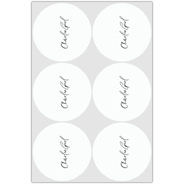 Custom Design - Icing Circle - Large - Set of 6