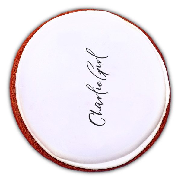 Custom Design - Printed Icing Circle - Large - On Cookie