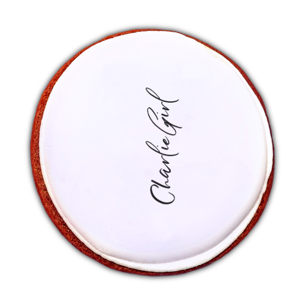 Custom Design - Printed Icing Circle - Medium - On Cookie
