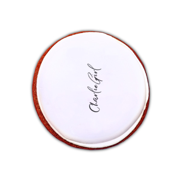 Custom Design - Printed Icing Circle - XSmall - On Cookie