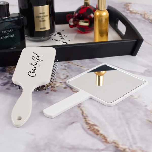 Custom Design - Hair Brush - With Hand Mirror