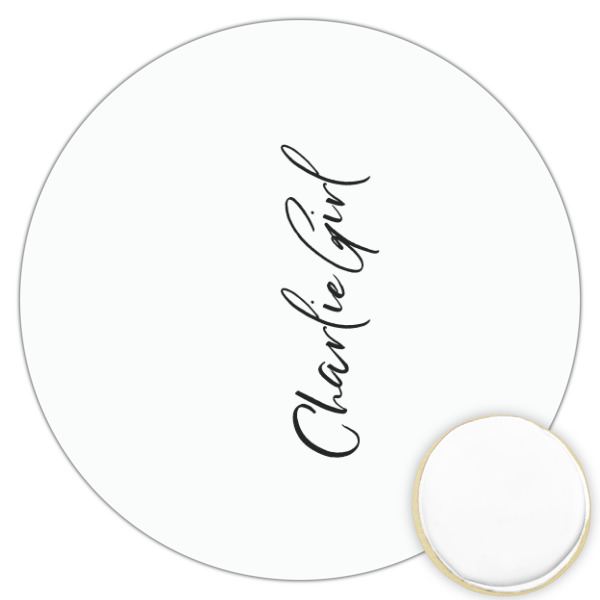 Custom Design Your Own Printed Cookie Topper - 3.25"