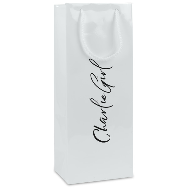Custom Design Your Own Wine Gift Bags - Matte