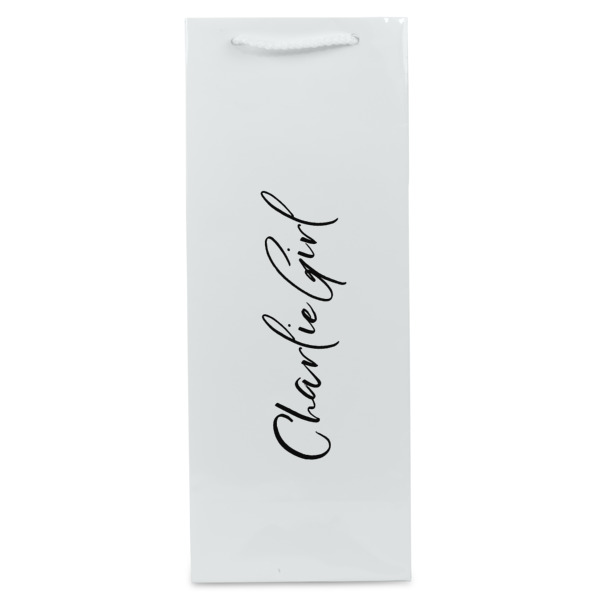 Custom Design - Wine Gift Bag - Gloss - Front