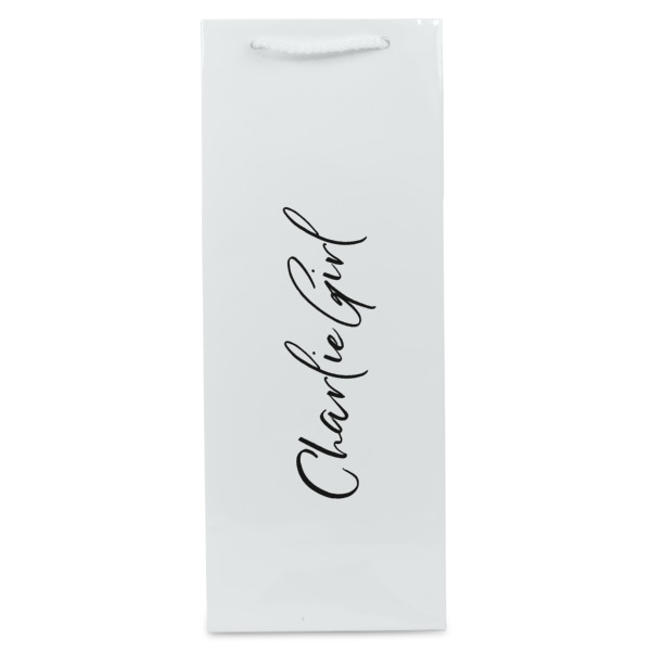 Custom Design - Wine Gift Bag - Matte - Front