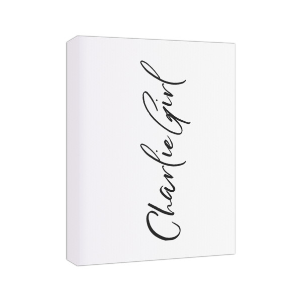 Custom Design - 8x10 - Canvas Print - Angled View