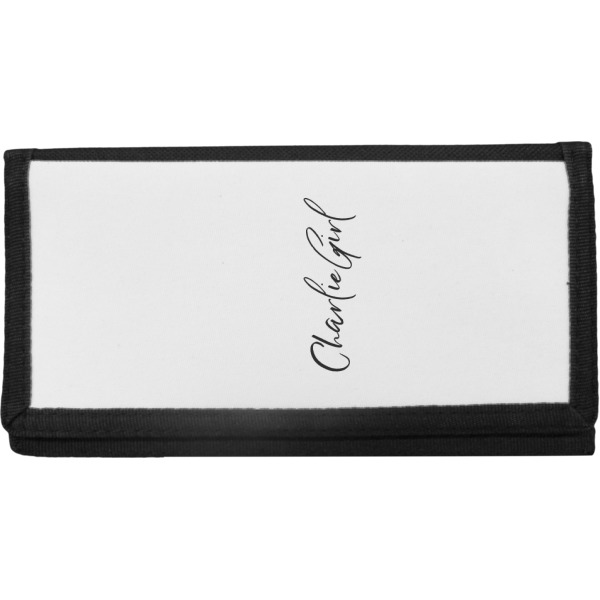 Custom Design Your Own Canvas Checkbook Cover