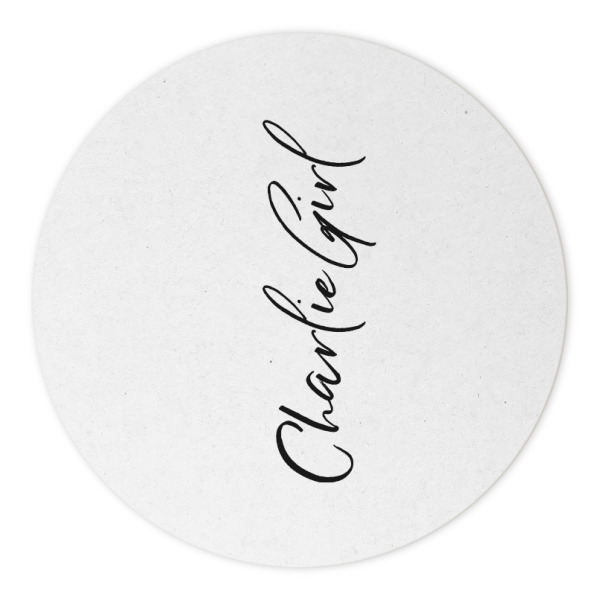 Custom Design - Round Paper Coaster - Approval