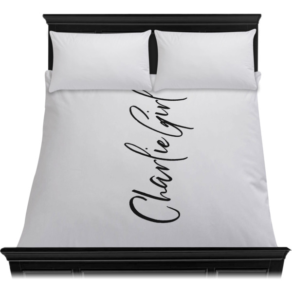 Custom Design - Duvet Cover - Queen - On Bed - No Prop