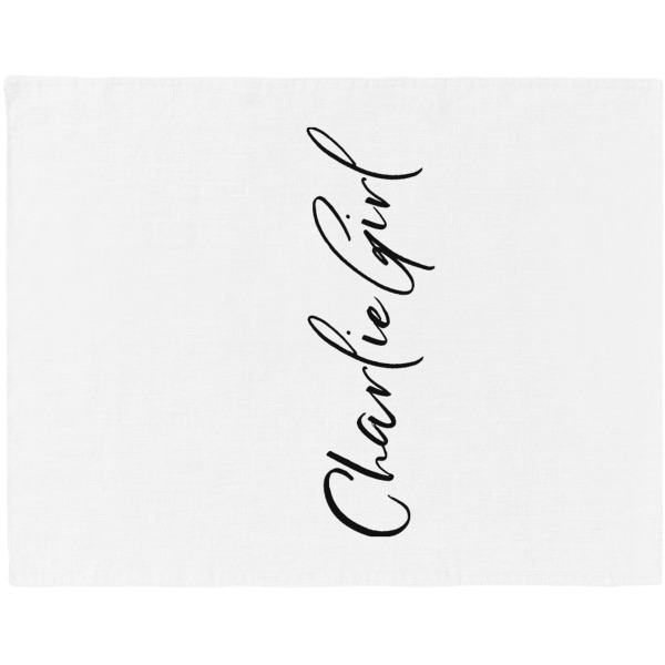 Custom Design Your Own Woven Fabric Placemat - Twill