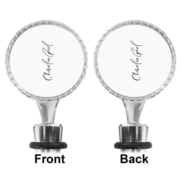 Custom Design - Bottle Stopper - Front and Back