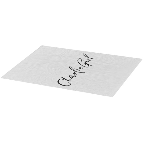 Custom Design - Burlap Placemat (Angle View)
