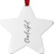 Design Your Own Metal Star Ornament - Double-Sided