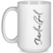 Design Your Own 15 oz Coffee Mug - White