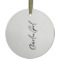 Design Your Own Flat Glass Ornament - Round