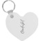Design Your Own Heart Plastic Keychain