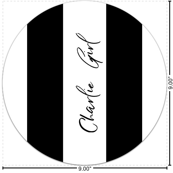 Custom Design Your Own Round Decal - Small