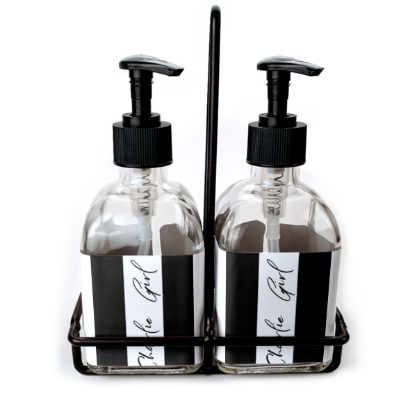 Custom Design Your Own Glass Soap & Lotion Bottles