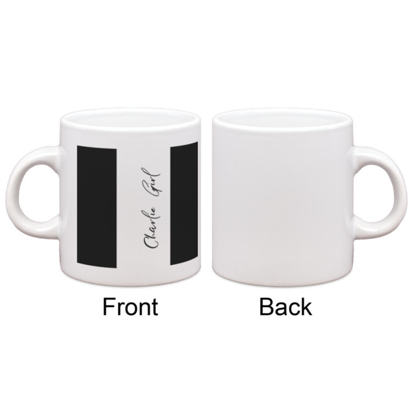 Custom Design - Single Shot Espresso Cup - Single - Front & Back