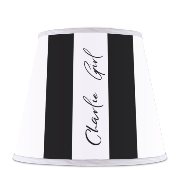 Custom Design - Poly Film Empire Lampshade - Front View