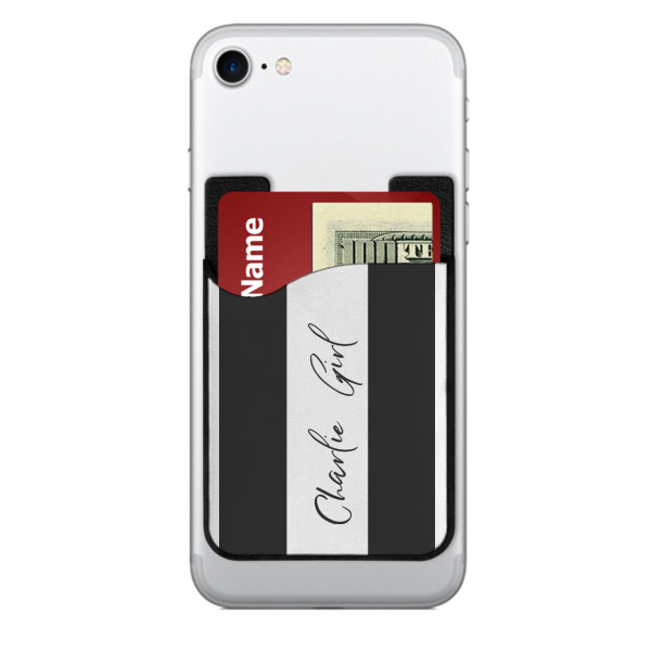 Custom Design Your Own 2-in-1 Cell Phone Credit Card Holder & Screen Cleaner