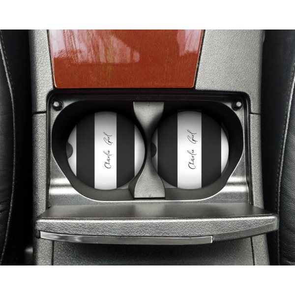 Custom Design - Sandstone Car Coaster - In Cup Holder