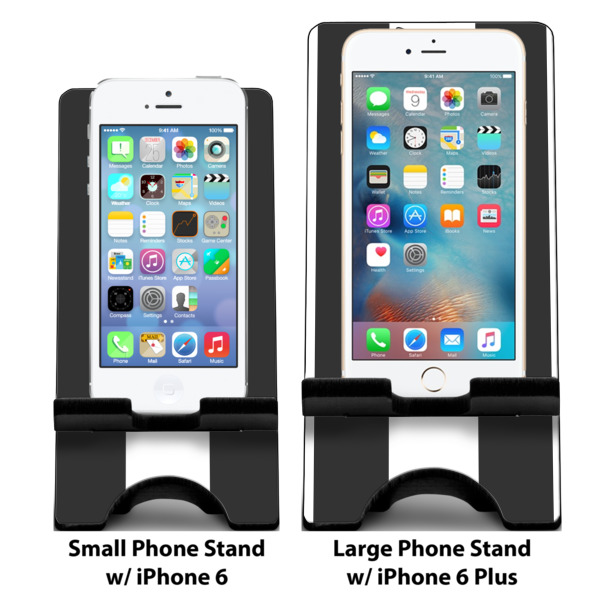 Custom Design - Compare Phone Stand Sizes - with iPhones