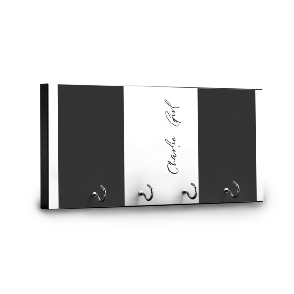 Custom Design - Key Hanger - Front View with Hooks