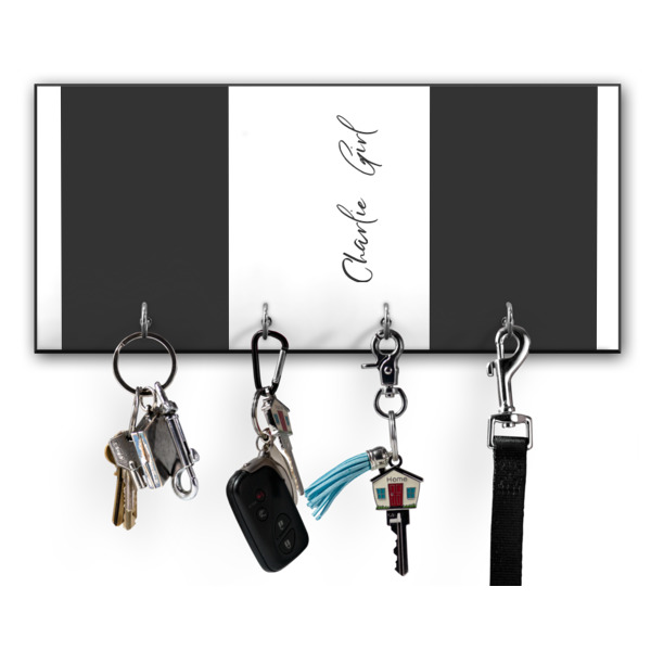 Custom Design Your Own Key Hanger w/ 4 Hooks