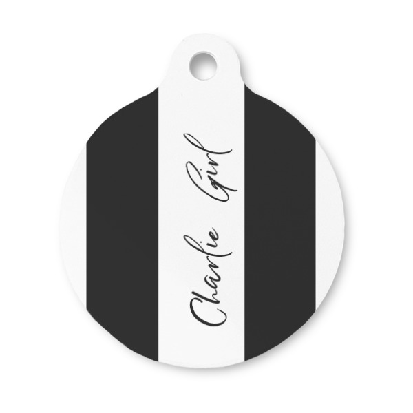 Custom Design Your Own Round Pet ID Tag - Small