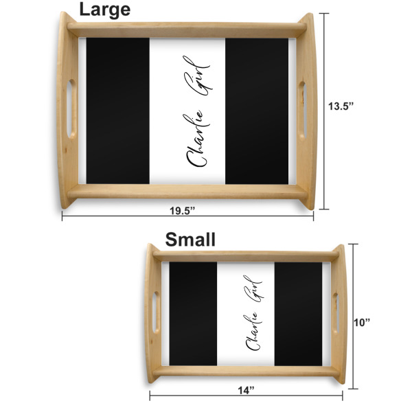 Custom Design - Serving Tray Wood Sizes
