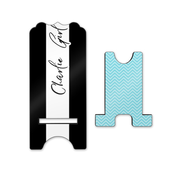 Custom Design - Stylized Phone Stand - Front & Back - Small