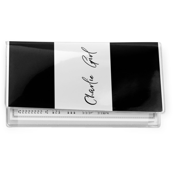Custom Design Your Own Vinyl Checkbook Cover