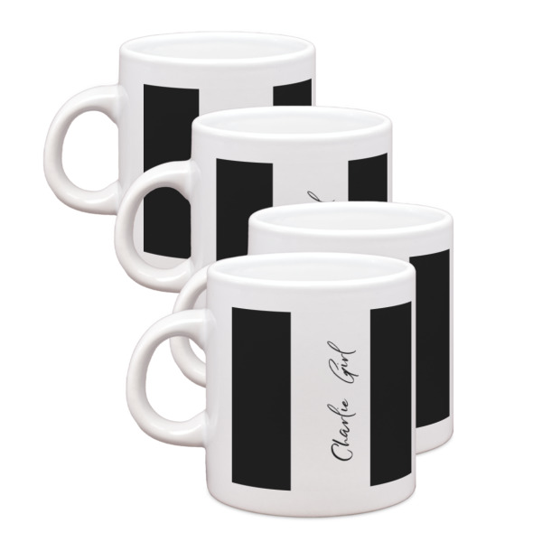 Custom Design Your Own Single Shot Espresso Cups - Set of 4