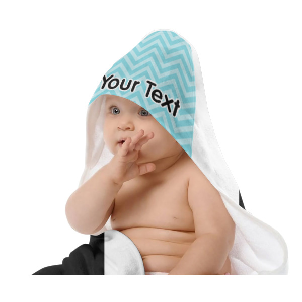 Custom Design - Baby Hooded Towel on Child
