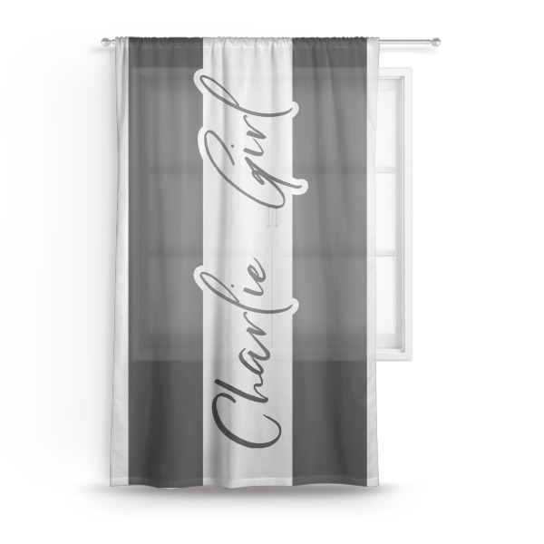 Custom Design Your Own Sheer Curtain